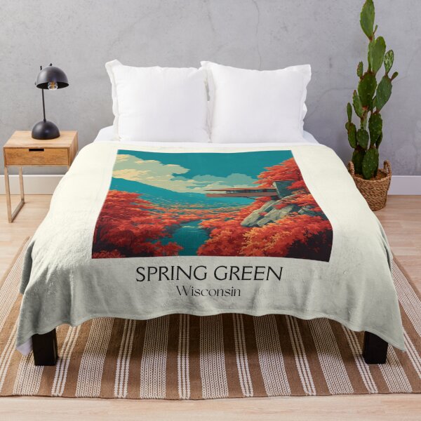 Item preview, Spring Green Wisconsin Taliesin Art Print designed and sold by TuncGK.