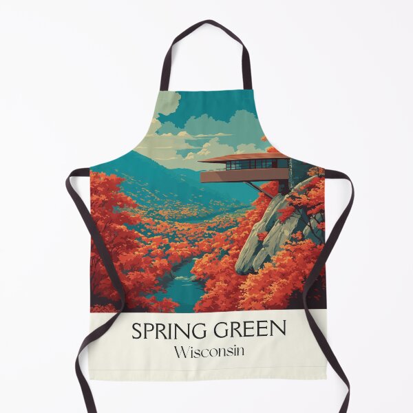 Item preview, Spring Green Wisconsin Taliesin Art Print designed and sold by TuncGK.