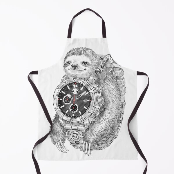Artikelvorschau, „Slothwatch“ – Entstanden aus der Verschmelzung von Zeit und Ruhe – ein Faultier, das uns daran erinnert, dass es keinen Grund zur Eile gibt. entworfen und verkauft von Barabua-Shop.