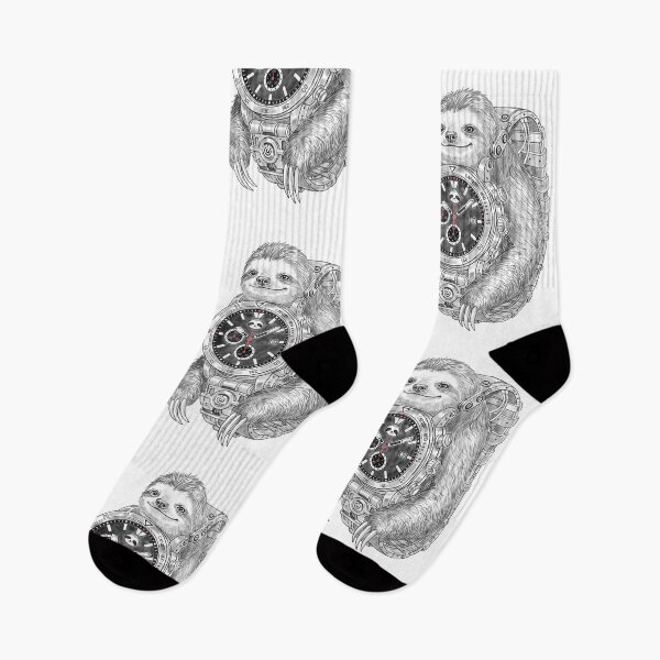 Item preview, "Slothwatch" - Born from the fusion of time and tranquility — a sloth that reminds us there’s no need to rush. designed and sold by Barabua-Shop.