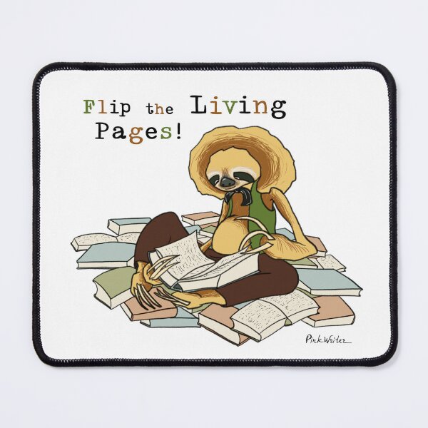 Item preview, Sloth’s Book Pile Reading Retreat designed and sold by Pink Writer.