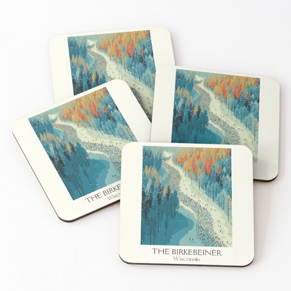 Item preview, The Birkebeiner Wisconsin Ski Race Art Print designed and sold by TuncGK.