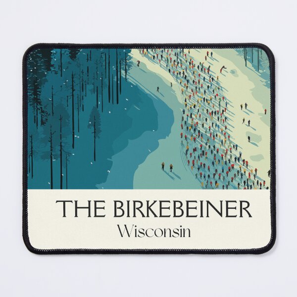 Item preview, The Birkebeiner Wisconsin Ski Race Art Print designed and sold by TuncGK.