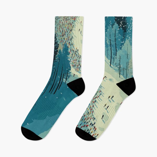 Item preview, The Birkebeiner Wisconsin Ski Race Art Print designed and sold by TuncGK.