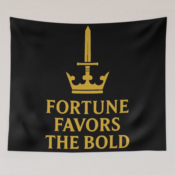 Item preview, Alexander the Great Fortune Favours Quote designed and sold by Retr0Tshirts.