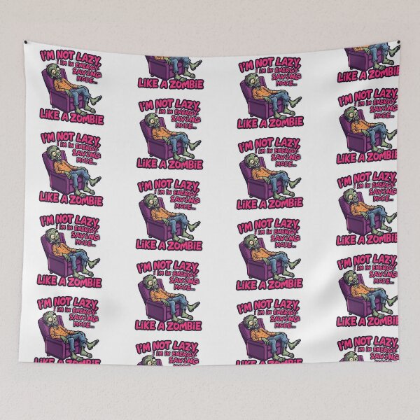 Item preview, I’m Not Lazy, I’m in Energy Saving Mode Like a Zombie” Sticker – Funny Zombie Couch Potato Design | Perfect for Laptops, Journals & Phone Cases | Relatable Humor Gift designed and sold by SassyArtist9006.