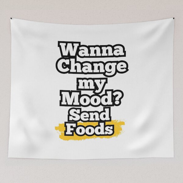 Item preview, Mood Boost Foods – Funny Quote Tee designed and sold by ArtesioByZaber.