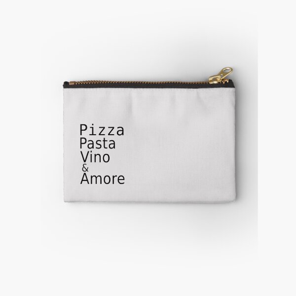 Item preview, Pizza Pasta Vino & Amore Black designed and sold by Julia Snaigala.