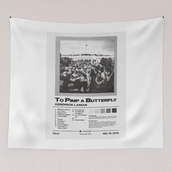 Item preview, To Pimp a Butterfly by Kendrick Lamar Album Poster Premium  designed and sold by Karsonlly.