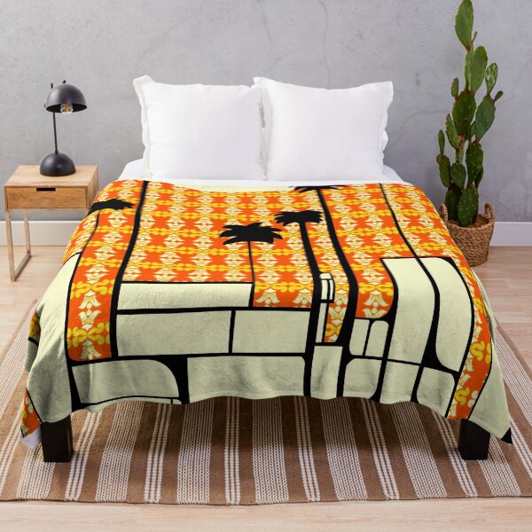 Item preview, Tel Aviv Streetscape Tayelet Orange tiles designed and sold by French Papyrus Studio.