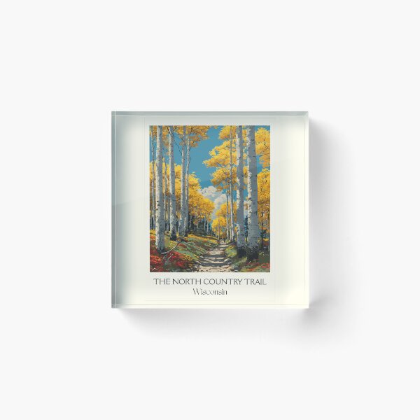 Item preview, The North Country Trail Wisconsin Art Print designed and sold by TuncGK.