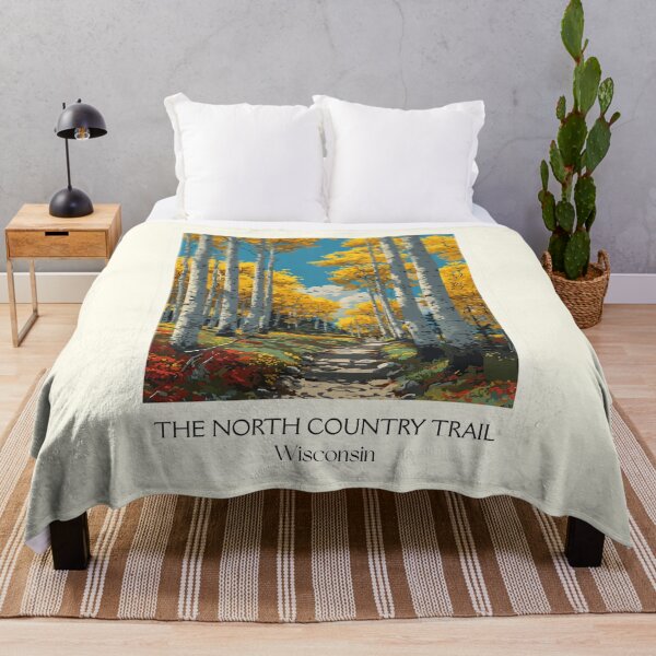 Item preview, The North Country Trail Wisconsin Art Print designed and sold by TuncGK.