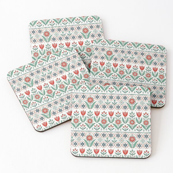 Item preview, Nordic Floral Borders designed and sold by Shuga-Design.