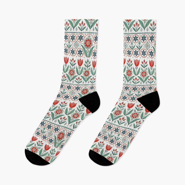 Item preview, Nordic Floral Borders designed and sold by Shuga-Design.