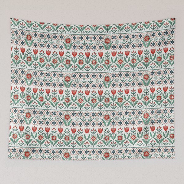 Item preview, Nordic Floral Borders designed and sold by Shuga-Design.