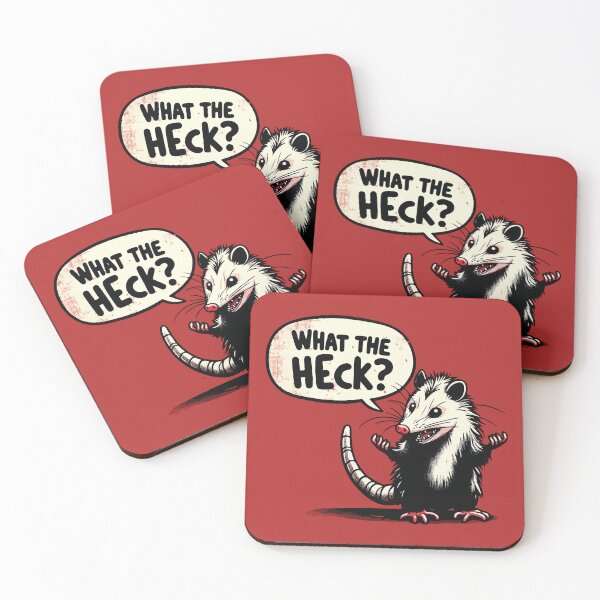 Item preview, What the Heck? - Funny Opossum designed and sold by Scaryzz.