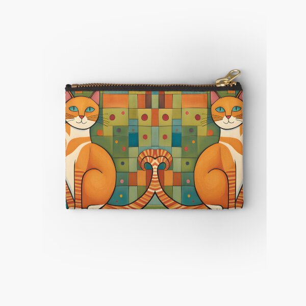 Item preview, Naive Style Cat Illustration: Charming Orange Cat | Cat Art designed and sold by UnhingedBird.