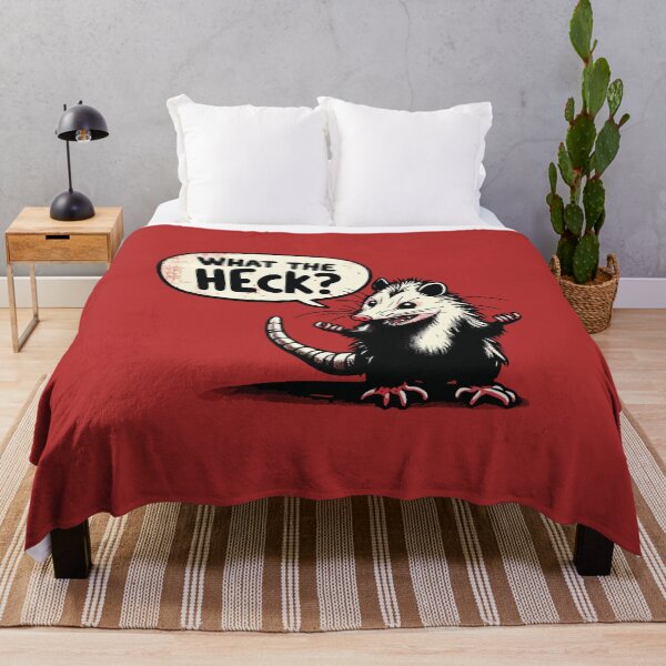 Item preview, What the Heck? - Funny Opossum designed and sold by Scaryzz.