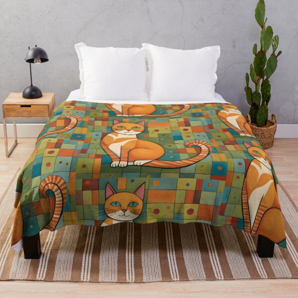Item preview, Naive Style Cat Illustration: Charming Orange Cat | Cat Art designed and sold by UnhingedBird.