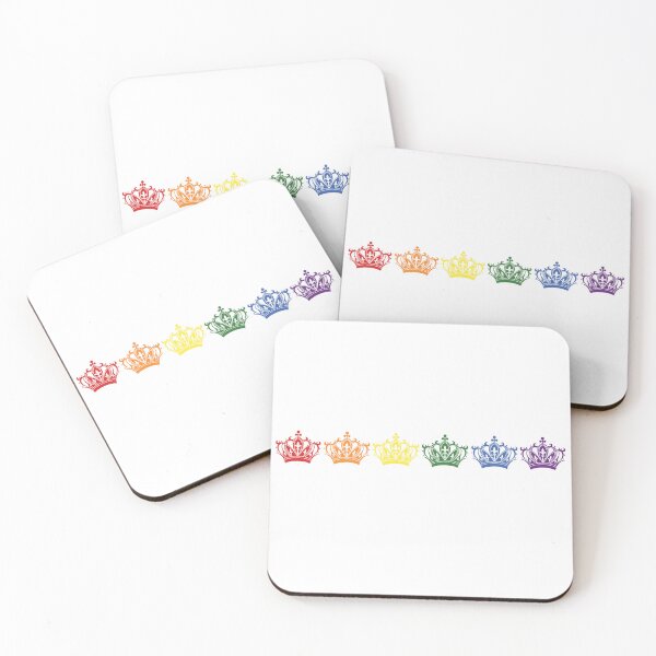 Item preview, Rainbow Pride Flag Royal Crowns designed and sold by RyanGDesign.