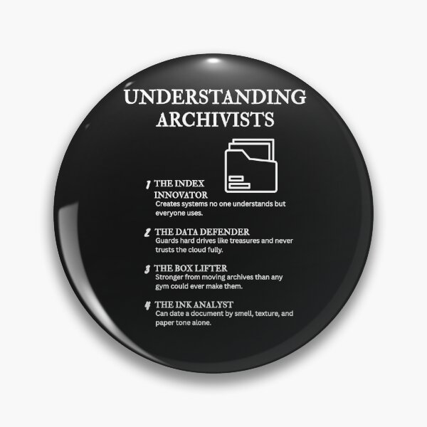 Item preview, Understanding Archivists – The Preservation Humor Edition – Black		 designed and sold by PsyFlow35.