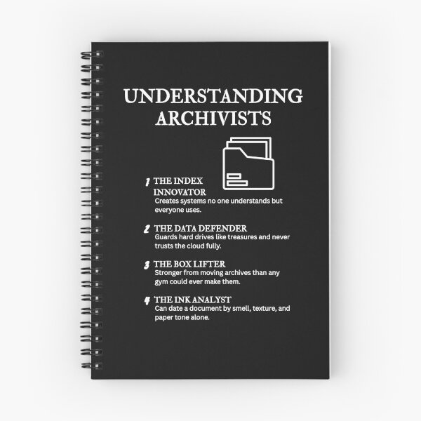 Item preview, Understanding Archivists – The Preservation Humor Edition – Black		 designed and sold by PsyFlow35.