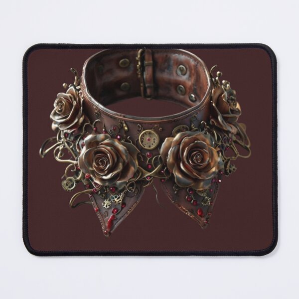 Item preview, Floral Gearlace – Steampunk Botanical Collar Design designed and sold by Antik by Schulz.