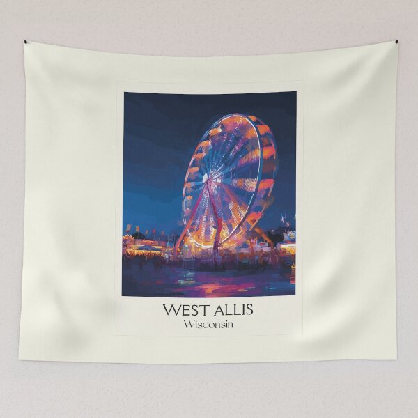 Item preview, West Allis Wisconsin State Fair Art Print designed and sold by TuncGK.