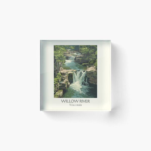 Item preview, Willow River Wisconsin State Park Art Print designed and sold by TuncGK.