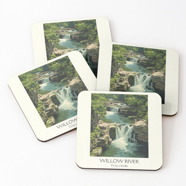 Item preview, Willow River Wisconsin State Park Art Print designed and sold by TuncGK.