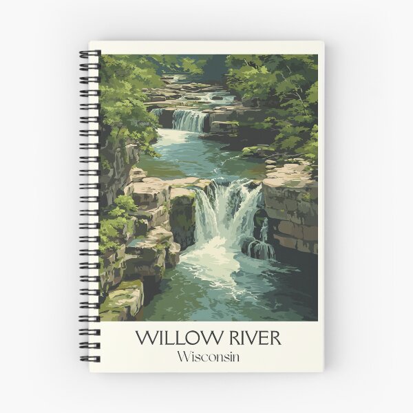 Item preview, Willow River Wisconsin State Park Art Print designed and sold by TuncGK.