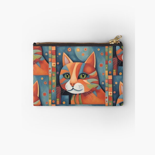 Item preview, Naive Style Cat Illustration: Compassionate Orange Feline | Cat Art designed and sold by UnhingedBird.