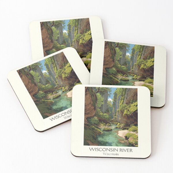 Item preview, Wisconsin River Dells Art Print designed and sold by TuncGK.