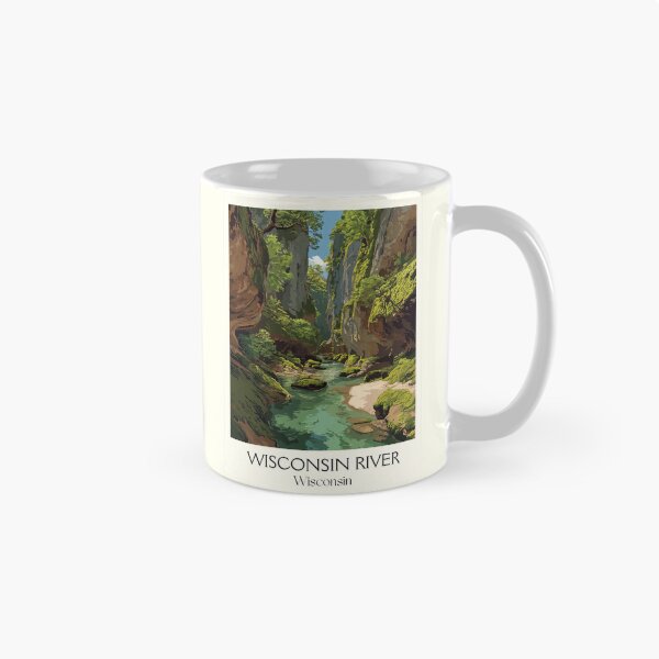Item preview, Wisconsin River Dells Art Print designed and sold by TuncGK.