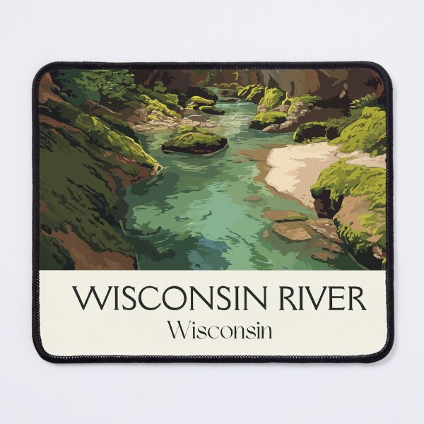 Item preview, Wisconsin River Dells Art Print designed and sold by TuncGK.
