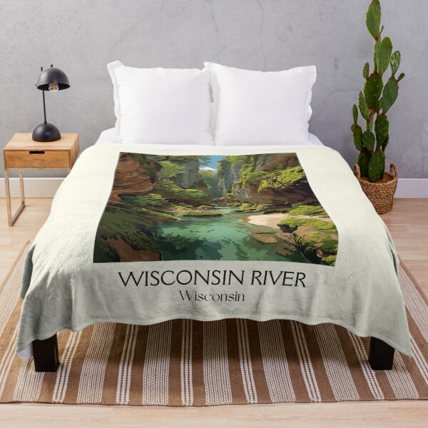 Item preview, Wisconsin River Dells Art Print designed and sold by TuncGK.