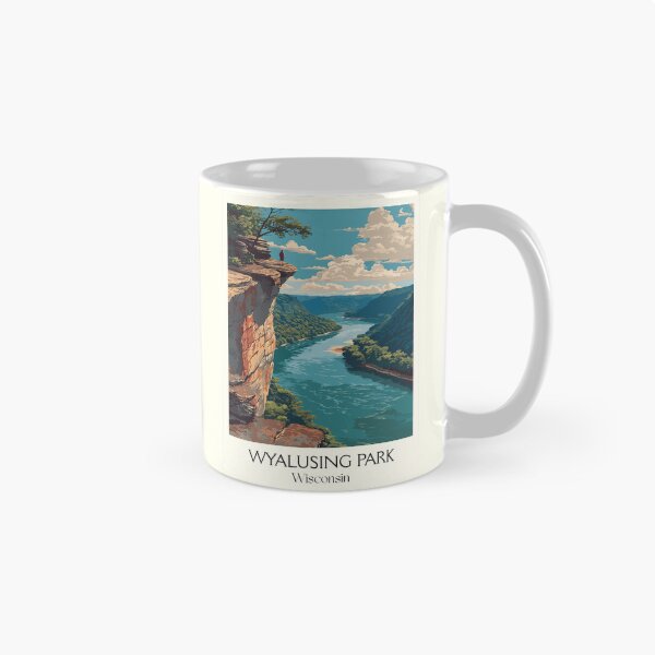 Item preview, Wyalusing State Park Wisconsin Art Print designed and sold by TuncGK.