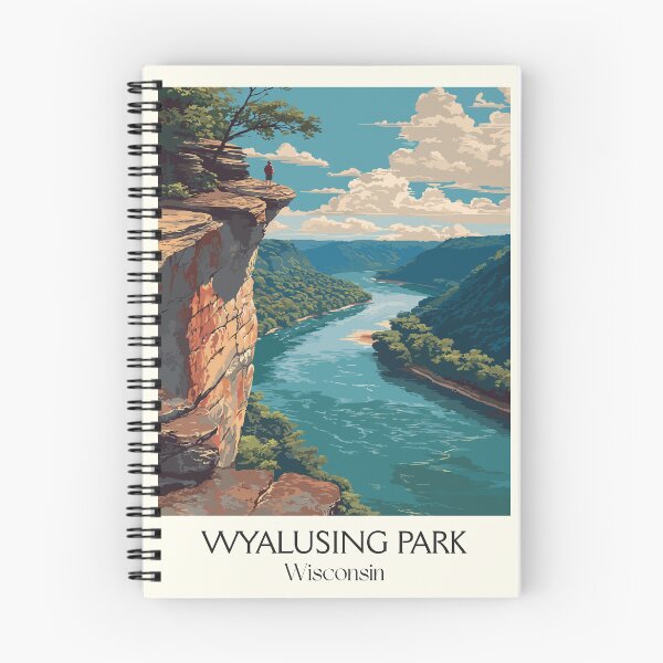 Item preview, Wyalusing State Park Wisconsin Art Print designed and sold by TuncGK.