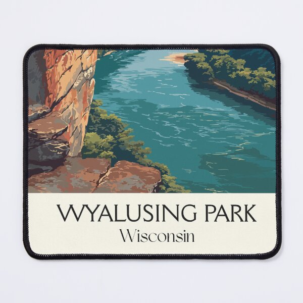 Item preview, Wyalusing State Park Wisconsin Art Print designed and sold by TuncGK.