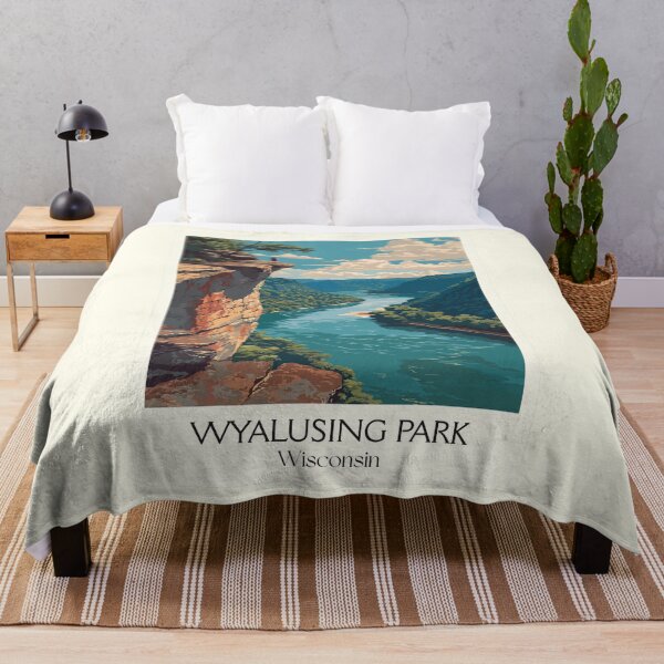 Item preview, Wyalusing State Park Wisconsin Art Print designed and sold by TuncGK.