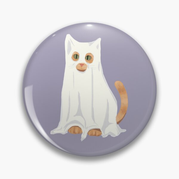 Item preview, Spooky Ghost Cat designed and sold by sunlucky.