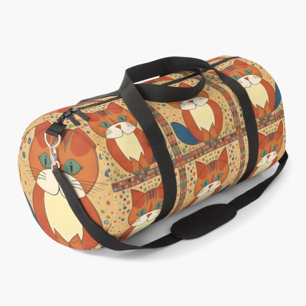Item preview, Naive Style Cat Illustration: Concerned Orange Feline | Cat Art designed and sold by UnhingedBird.