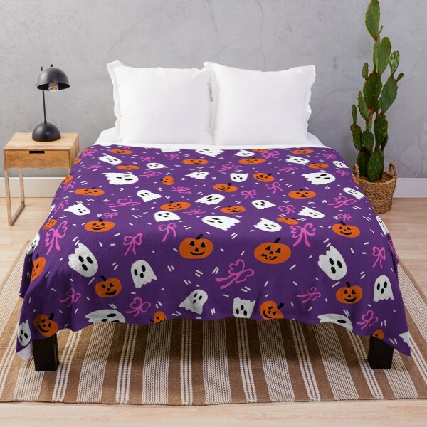 Item preview, Halloween spirit purple designed and sold by Creative Hand Drawn Digital Art.