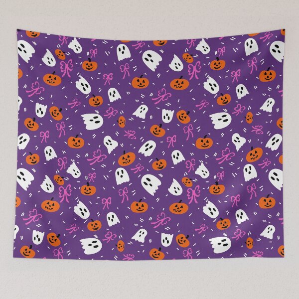 Item preview, Halloween spirit purple  designed and sold by Creative Hand Drawn Digital Art.