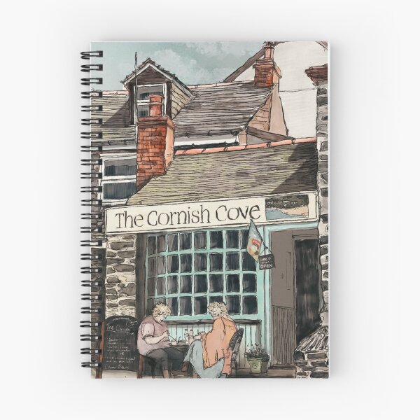 Item preview, The Cornish Cove Tearoom Port Isaac – Cornwall Print  designed and sold by MelissaJamesIll.