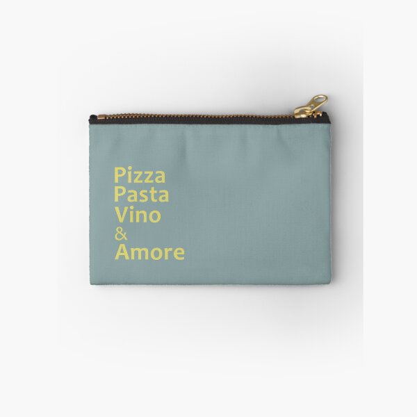 Item preview, Pizza Pasta Vino & Amore. Yellow Blue designed and sold by Julia Snaigala.