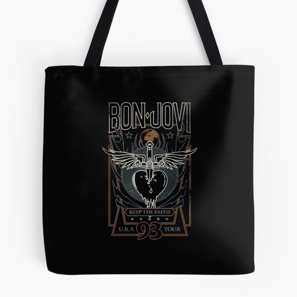 Bon Jovi 2018 Tour VIP トートバッグ Bon Jovi Tour Tote Bags for Sale | Redbubble