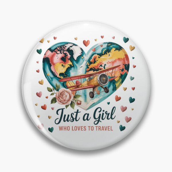 Item preview, Just a Girl Who Loves to Travel designed and sold by jkrphoto.
