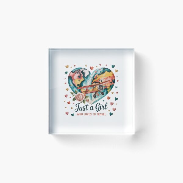 Item preview, Just a Girl Who Loves to Travel designed and sold by jkrphoto.