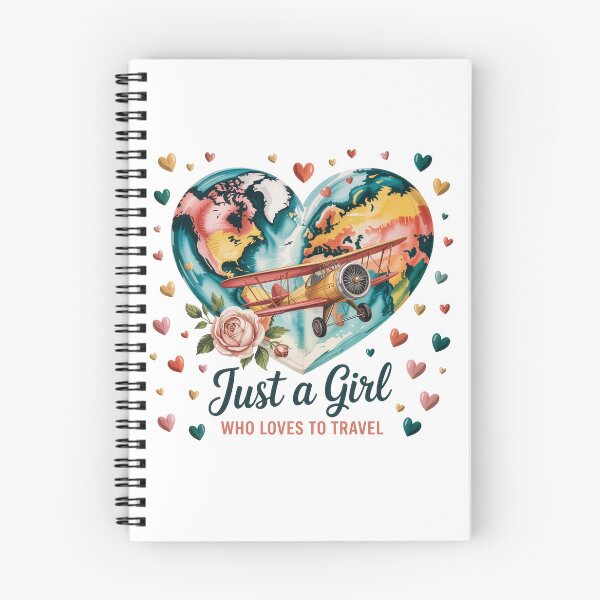 Item preview, Just a Girl Who Loves to Travel designed and sold by jkrphoto.
